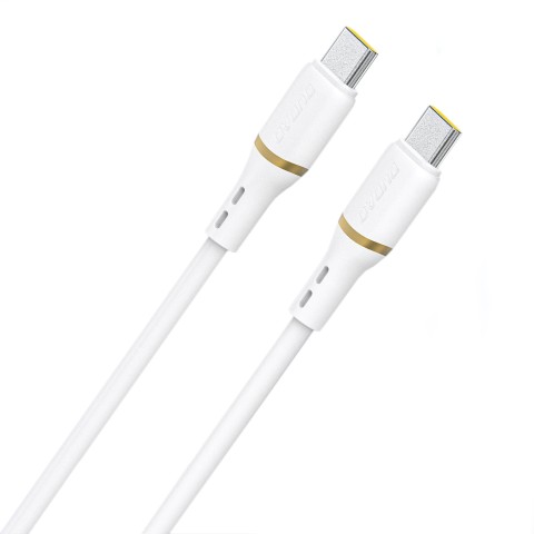 
USB-C 60W silikoninis kabelis 1m - baltas

