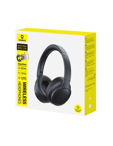 
„Bass BH1“ belaidės „Bluetooth“ ausinės – juodos
