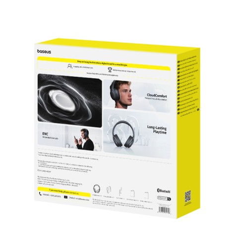 
„Bass BH1“ belaidės „Bluetooth“ ausinės – juodos

