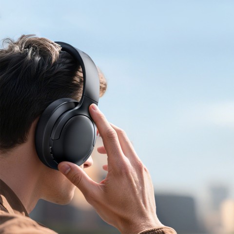 
„Bass BH1“ belaidės „Bluetooth“ ausinės – juodos

