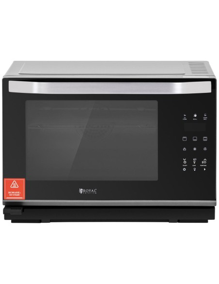 Konvekcinė orkaitė su garų funkcija 3 lygių plieninė 2100 W Konvekcinė orkaitė su garų funkcija 3 lygių plieninė 2100 W