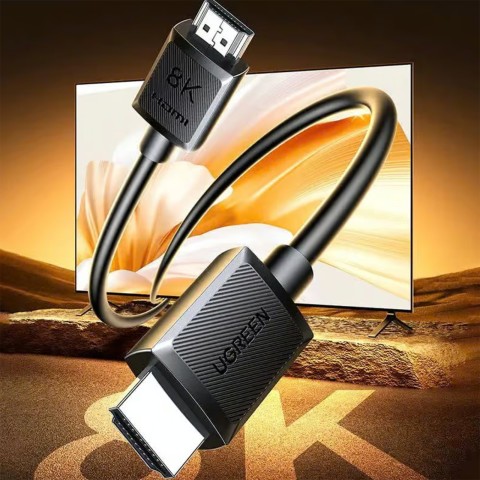 
HDMI 8K garso ir vaizdo kabelis 5 m – juodas
