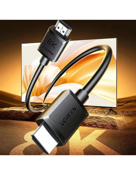 
HDMI 8K garso ir vaizdo kabelis 5 m – juodas
