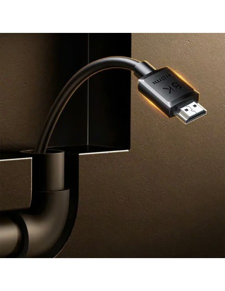 
HDMI 8K garso ir vaizdo kabelis 5 m – juodas
