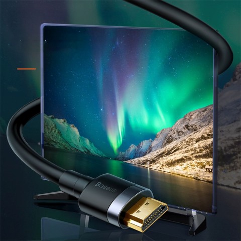 
HDMI 4K garso ir vaizdo kabelis, 5 m, juodas
