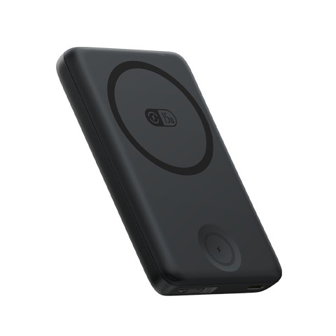 
2 viename išorinė baterija 10000mAh USB-C, skirta „iPhone“, „Apple Watch“, „MagSafe 27W“ su USB-C laidu – juoda
