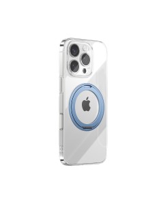 
„iPhone 16 Pro Max MagSafe“ dėklas su 360° žiediniu stovu – mėlynas
