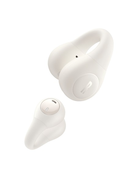 
„Bass 15 Clip OWS“ belaidės ausinės su USB-C laidu – baltos
