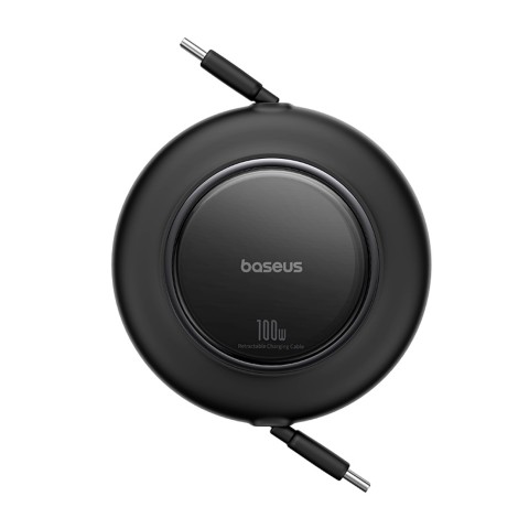 
Ištraukiamas USB-C laidas 100W 2m - juodas
