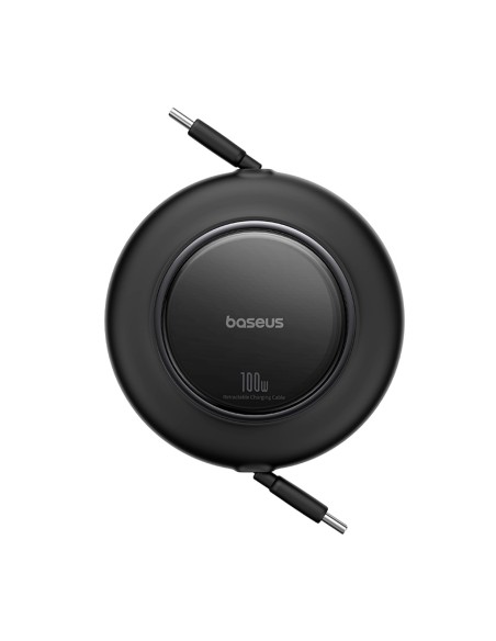 
Ištraukiamas USB-C laidas 100W 2m - juodas
