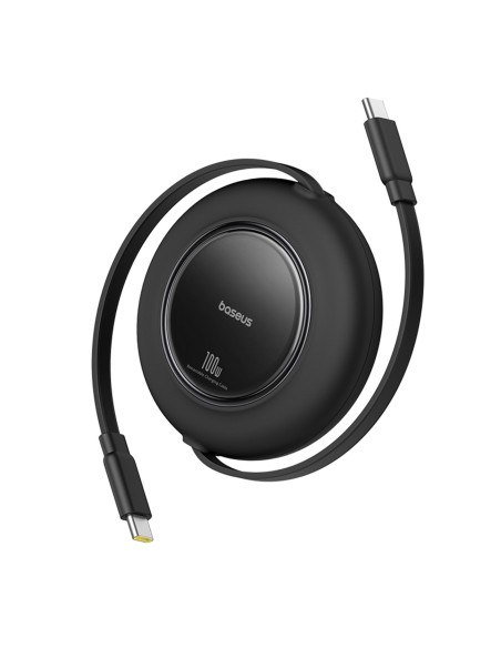 
Ištraukiamas USB-C laidas 100W 2m - juodas
