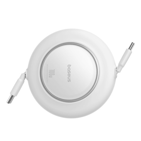 
Ištraukiamas USB-C laidas 100W 2m – baltas

