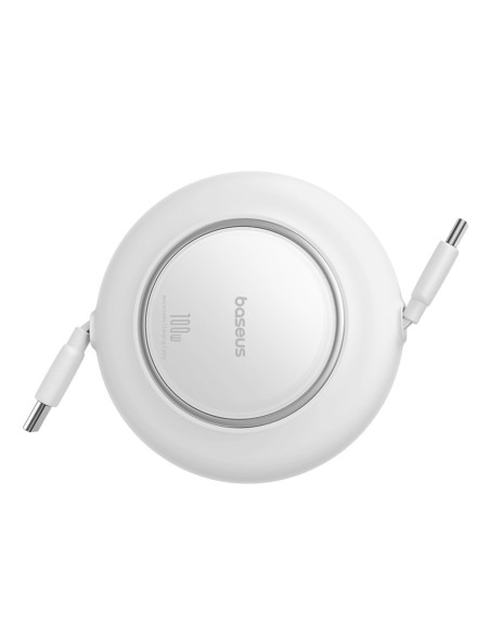 
Ištraukiamas USB-C laidas 100W 2m – baltas
