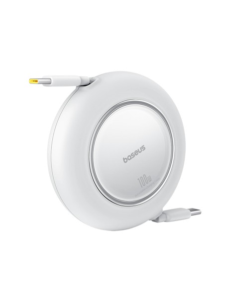 
Ištraukiamas USB-C laidas 100W 2m – baltas
