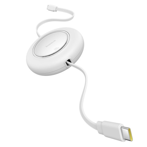 
Ištraukiamas USB-C laidas 100W 2m – baltas
