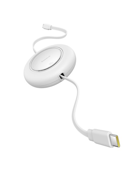 
Ištraukiamas USB-C laidas 100W 2m – baltas
