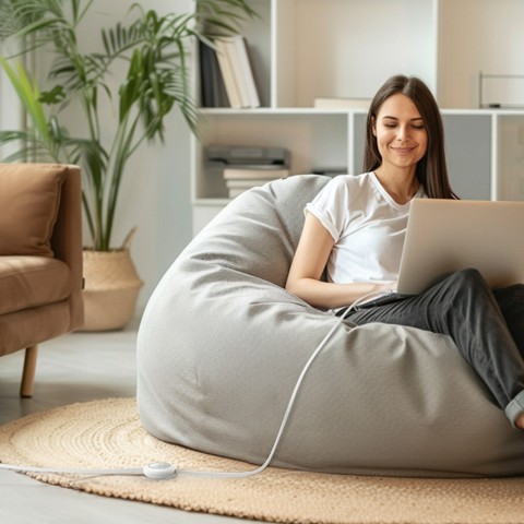 
Ištraukiamas USB-C laidas 100W 2m – baltas
