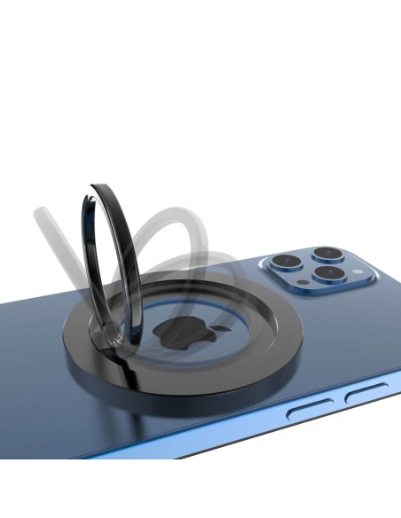 
MMR100 MagSafe magnetinis žiedinis telefono laikiklis – pilkas
