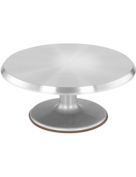Tortų stovas tortams tortams tortų stovas besisukantis aliuminio sk. 31 cm Tortų stovas tortams tortams tortų stovas besisukantis aliuminio sk. 31 cm