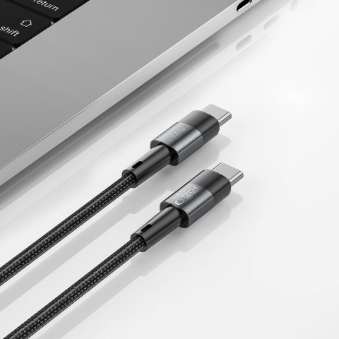 
USB-C UltraBoost PD 100W 5A 0,25 m kabelis – pilkas

