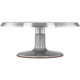 Tortų stovas tortams tortams tortų stovas besisukantis aliuminio sk. 31 cm