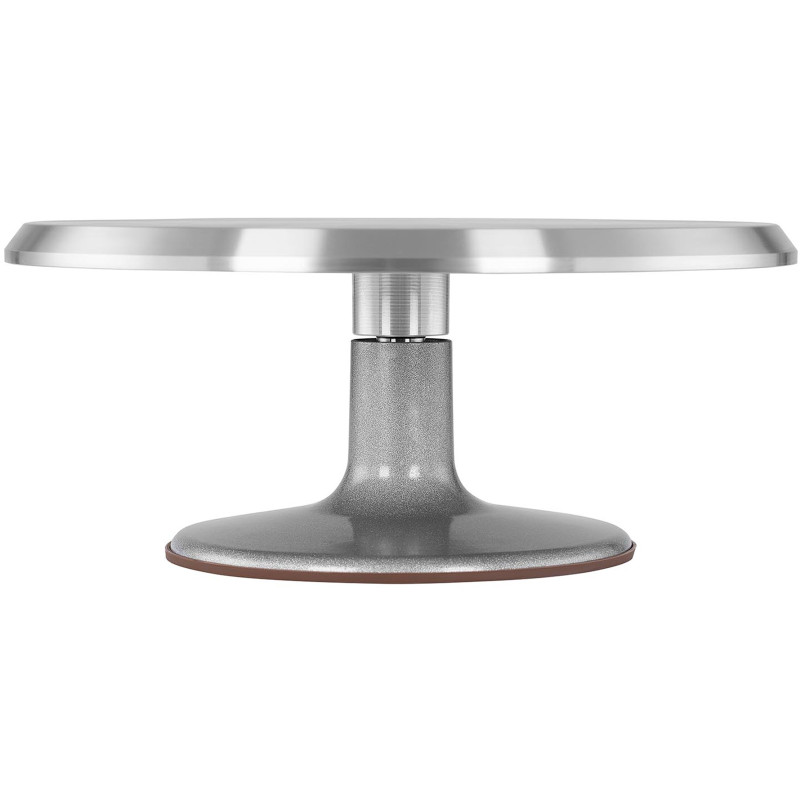 Tortų stovas tortams tortams tortų stovas besisukantis aliuminio sk. 31 cm