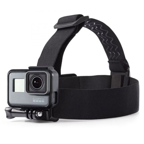 
Galvos juosta GoPro DJI GA100 veiksmo kameros tvirtinimui prie galvos - juoda
