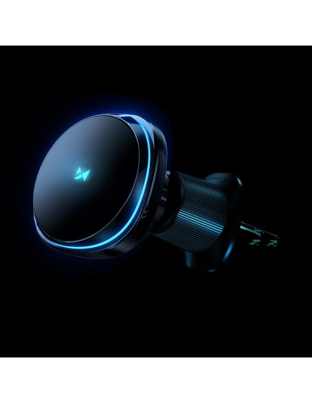 
Automobilinis laikiklis su indukciniu įkrovikliu ir telefono ventiliatoriumi oro išleidimo angai „Qi MagSafe 15W“
