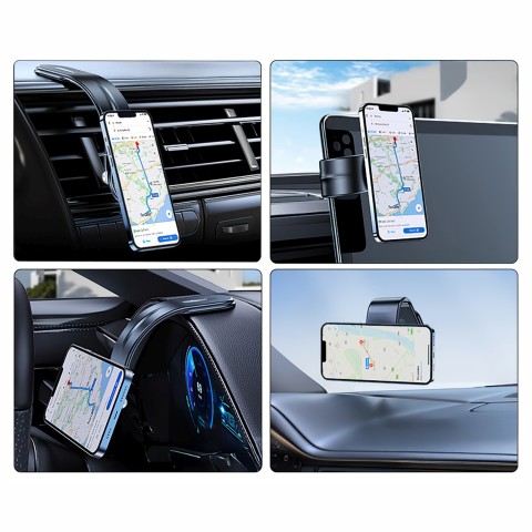 
Magnetinis automobilio laikiklis su indukciniu telefono įkrovikliu kabinai 15W „MagSafe“

