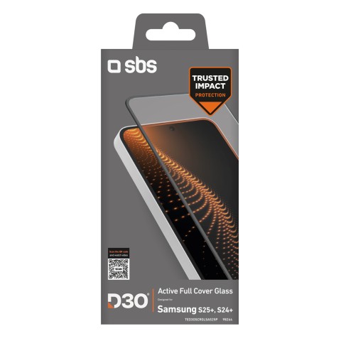 
Grūdintas stiklas, skirtas „Samsung Galaxy S25+“ / „S24+“ su grūdinto stiklo D3O rėmeliu
