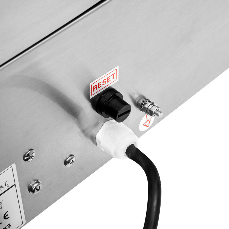 Elektroniniu būdu valdomos griovelinės kontaktinės grotelės 34 x 23 cm 2200 W