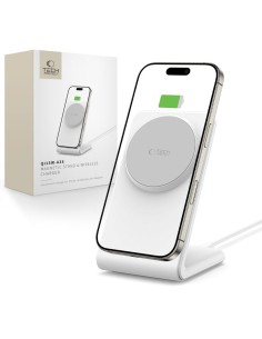 
QI15W-A38 „MagSafe“ belaidis stalinio telefono įkroviklis – baltas
