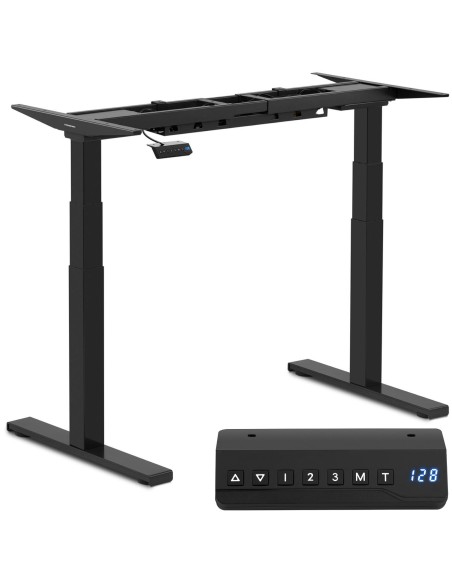 Rėmas elektrinis stalo rėmas su aukščio reguliavimu 62-128 cm maks.125 kg Rėmas elektrinis stalo rėmas su aukščio reguliavimu 62-128 cm maks.125 kg