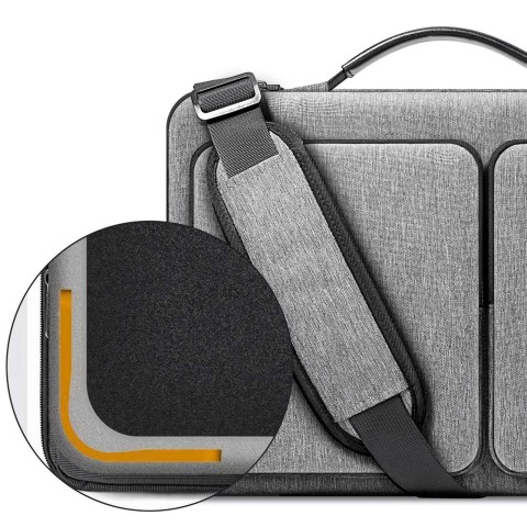 
„Defender Bag“ dėklas 15–16 colių nešiojamajam kompiuteriui – pilkas
