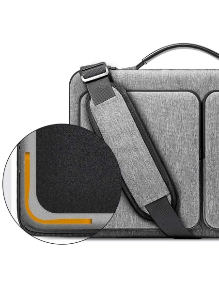 
„Defender Bag“ dėklas 15–16 colių nešiojamajam kompiuteriui – pilkas
