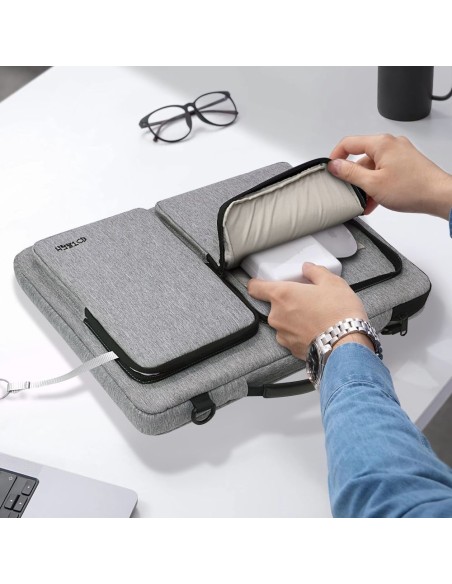 
„Defender Bag“ dėklas 15–16 colių nešiojamajam kompiuteriui – pilkas
