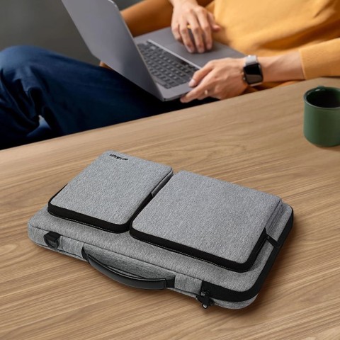 
„Defender Bag“ dėklas 15–16 colių nešiojamajam kompiuteriui – pilkas
