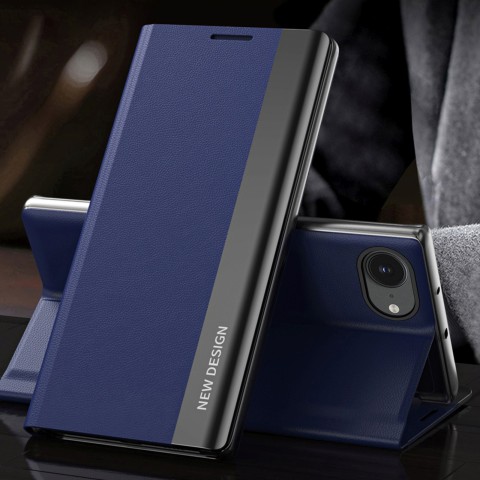 
„iPhone 16e Sleep Case Pro“ su atlenkiamu stovu – mėlynas
