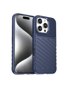 
Šarvuotas silikoninis dėklas, skirtas „iPhone 16e Thunder Case“ – mėlynas
