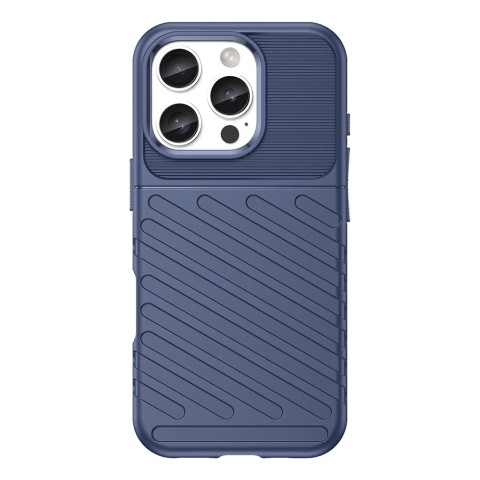 
Šarvuotas silikoninis dėklas, skirtas „iPhone 16e Thunder Case“ – mėlynas

