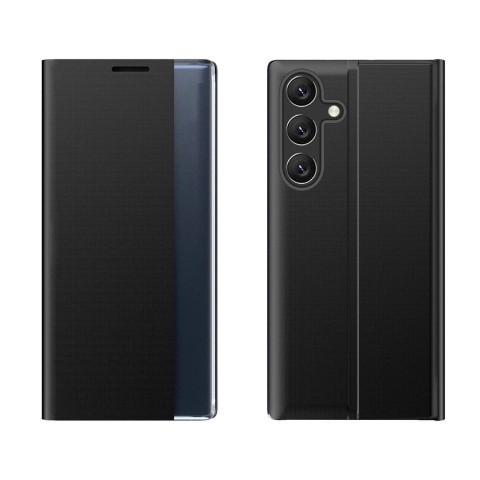 
Naujas miego dėklas, skirtas „Samsung Galaxy S25 Edge“ su atlenkiamu stovu – juodas
