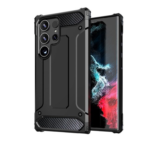 
„Samsung Galaxy S25 Edge Hybrid Armor“ dėklas – juodas
