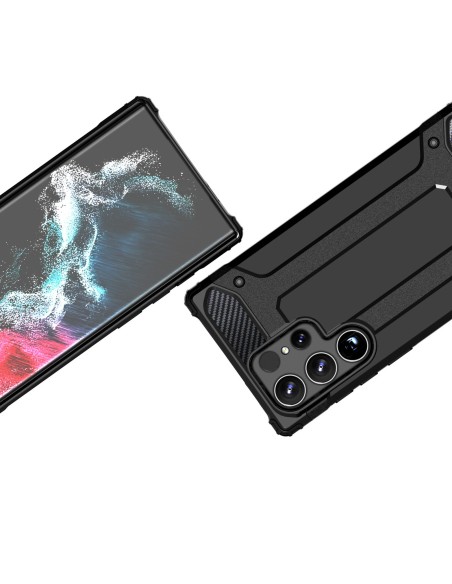 
„Samsung Galaxy S25 Edge Hybrid Armor“ dėklas – juodas

