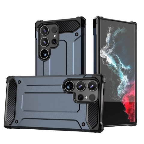 
„Samsung Galaxy S25 Edge Hybrid Armor“ dėklas – mėlynas
