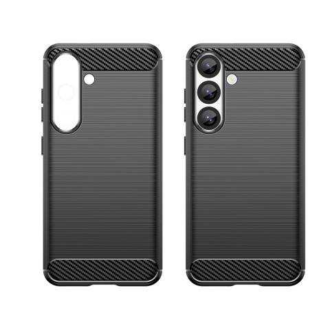 
Silikoninis dėklas, skirtas „Samsung Galaxy S25 Edge Carbon“ dėklui - juodas
