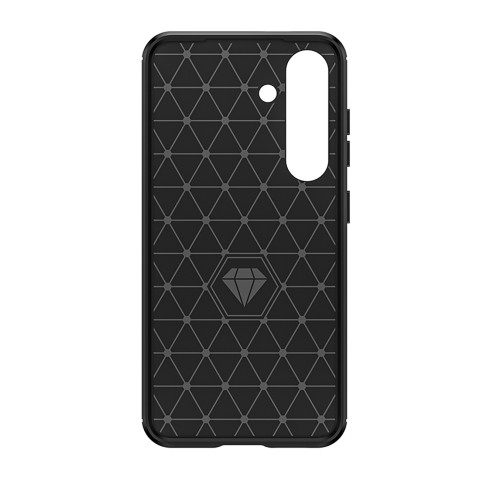 
Silikoninis dėklas, skirtas „Samsung Galaxy S25 Edge Carbon“ dėklui - juodas
