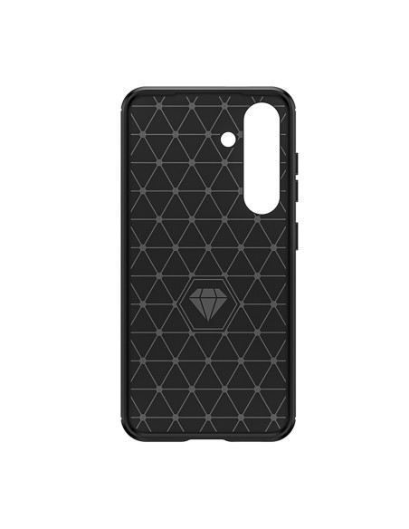 
Silikoninis dėklas, skirtas „Samsung Galaxy S25 Edge Carbon“ dėklui - juodas
