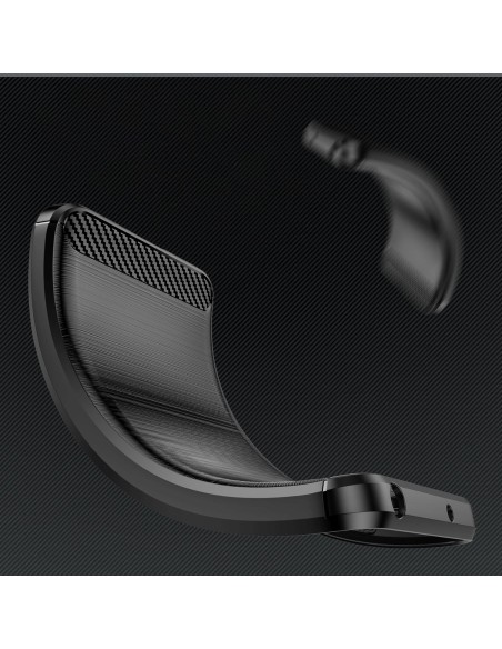 
Silikoninis dėklas, skirtas „Samsung Galaxy S25 Edge Carbon“ dėklui - juodas
