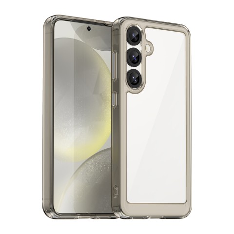 
„Samsung Galaxy S25 Edge“ „Outer Space“ dėklas su lanksčiu rėmeliu – pusiau permatomas
