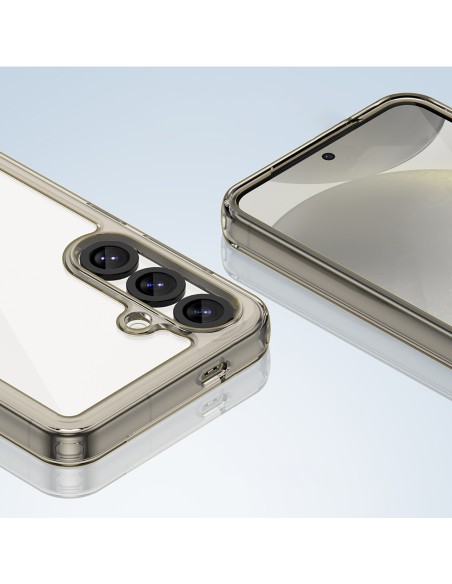 
„Samsung Galaxy S25 Edge“ „Outer Space“ dėklas su lanksčiu rėmeliu – pusiau permatomas
